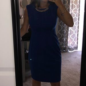 Royal blue dress